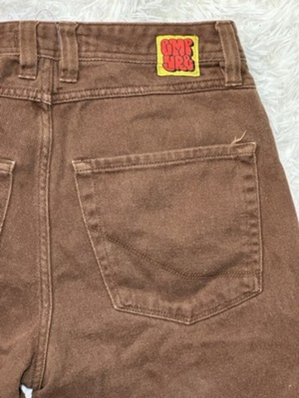 Emprye Baggy Wide Leg Denim Jeans Brown Men’s 30x27 - Picture 7 of 8